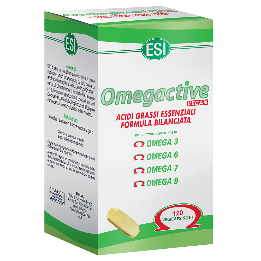 Integratore Vegetale Omega Vegan A Base Di Acidi Grassi